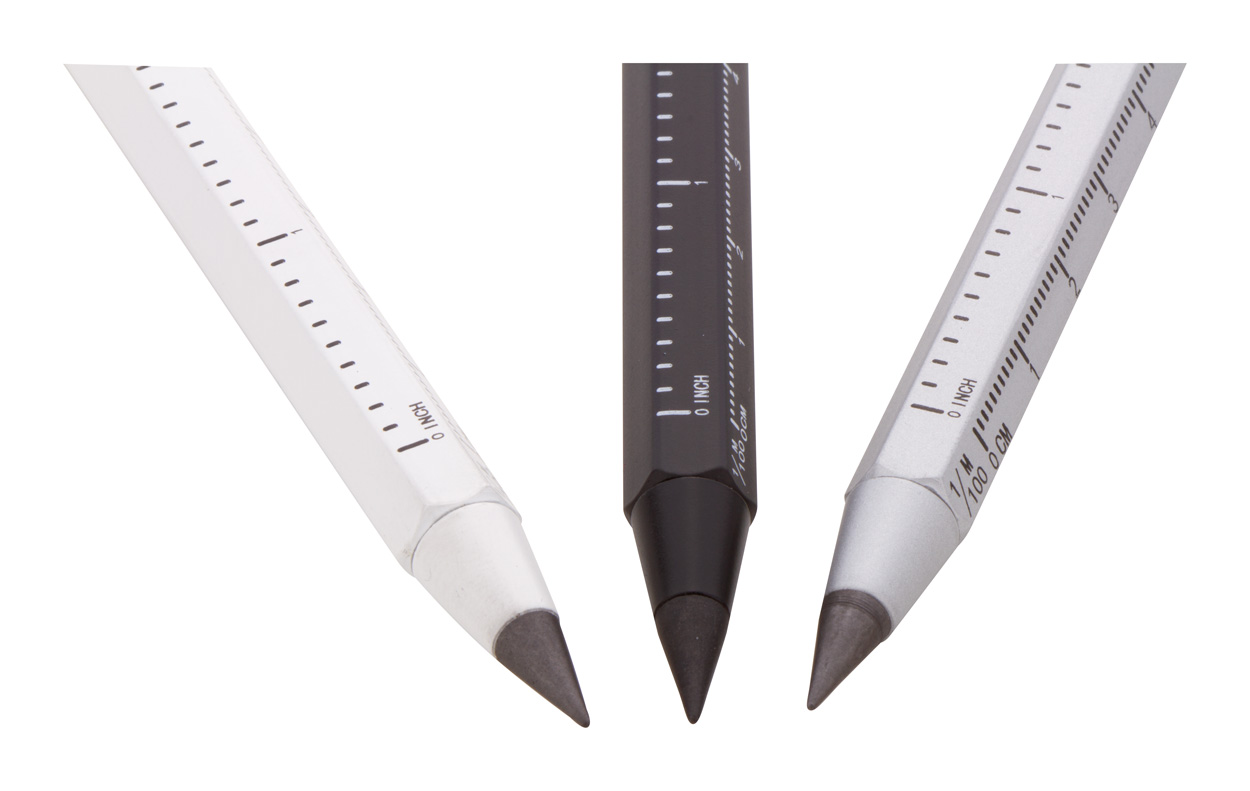 długopis bezatramentowy z linijką Ruloid