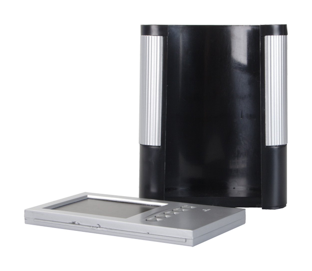 pojemnik na długopisy z zegarem Loris