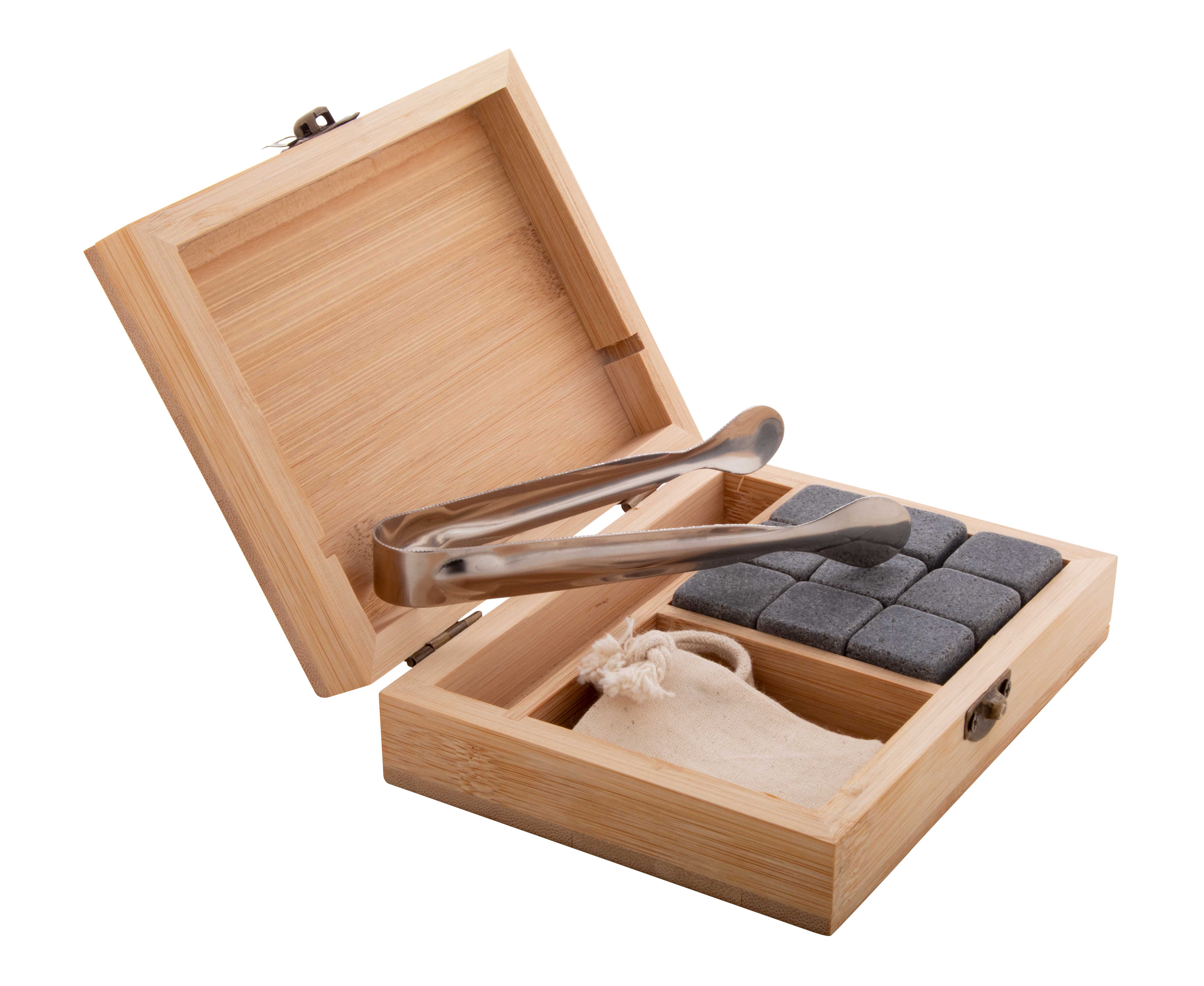 zestaw kostek lodu z kamienia Bourbon