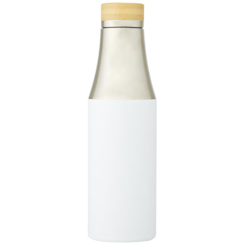 Hulan miedziana, próżniowo izolowana butelka o pojemności 540 ml z bambusową pokrywką