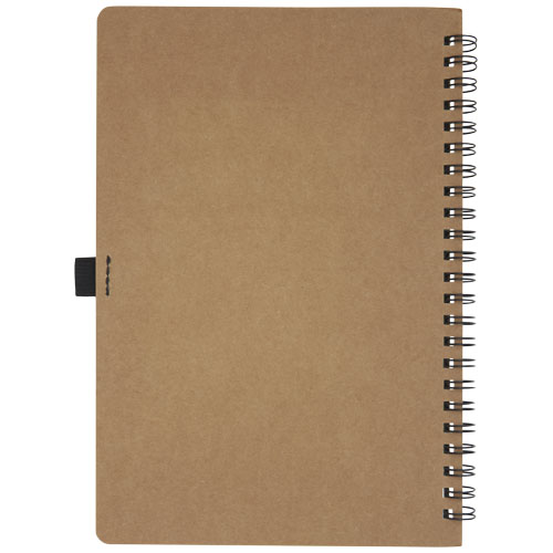 Kołozeszyt Cobble wire-o w formacie A5 z tektury z recyclingu i papieru z kamienia