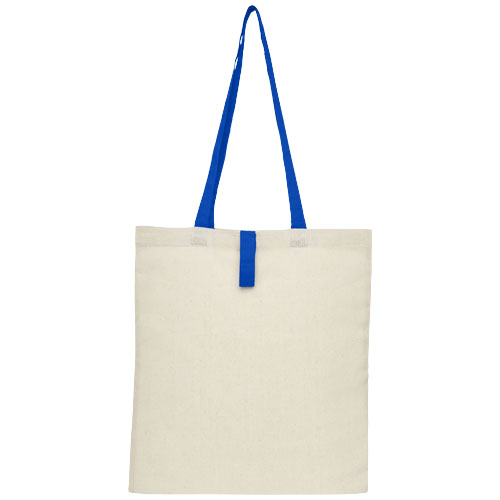 Składana torba na zakupy Nevada wykonana z bawełny o gramaturze 100 g/m²