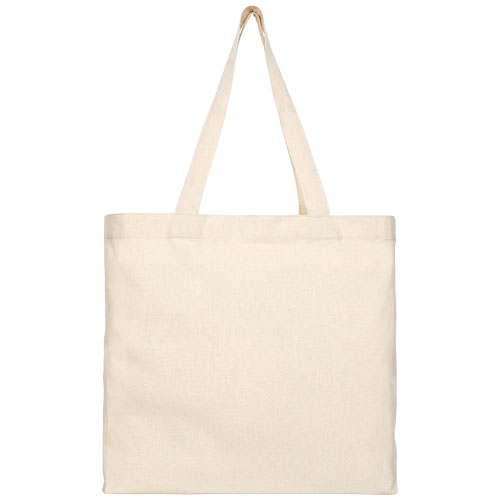 Pheebs poszerzana torba na zakupy z bawełny z recyclingu o gramaturze 210 g/m2