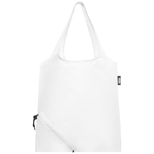 Sabia składana torba z długimi uchwytami z tworzywa RPET