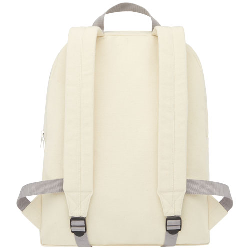 Pheebs plecak z powtórnie przetworzonej bawełny i poliestru, 450 g/m²