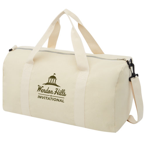 Pheebs torba podróżna z powtórnie przetworzonej bawełny i poliestru, 450 g/m²