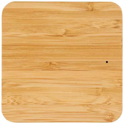 Bezprzewodowa podkładka ładująca Leaf z bambusa i tkaniny 5 W