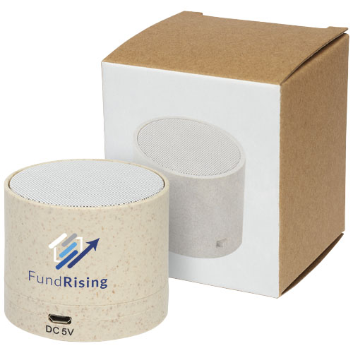 Głośnik Bluetooth® Kikai ze słomy pszenicznej