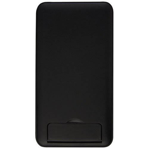 Bezprzewodowa ładowarka indukcyjna Loop o mocy 10W z tworzywa sztucznego pochodzącego z recyklingu ze stojakiem na telefon