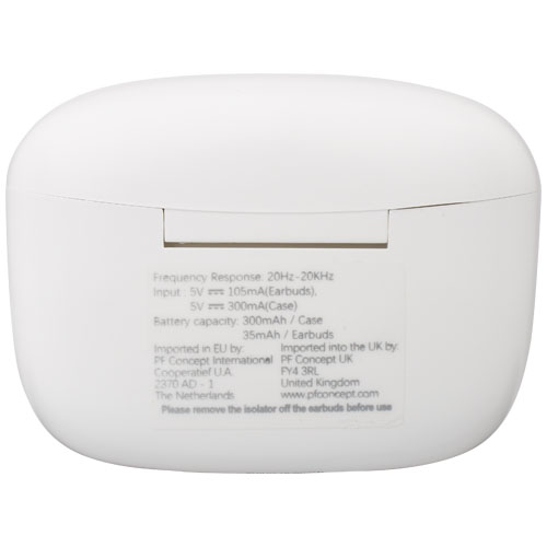 Essos 2.0 automatycznie parujące się bezprzewodowe słuchawki douszne z technologią True Wireless i futerałem