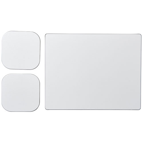 Podkładka pod mysz Brite-Mat® i zestaw podkładek pod naczynia combo 3