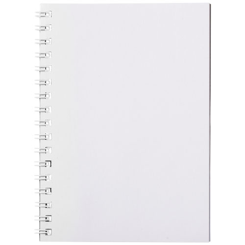 bialy z biala spirala, notatnik A6