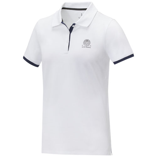 Damska koszulka polo duotone Morgan z krótkim rękawem