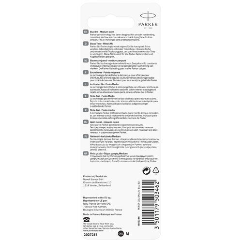 Parker Gel ballpoint pen refill