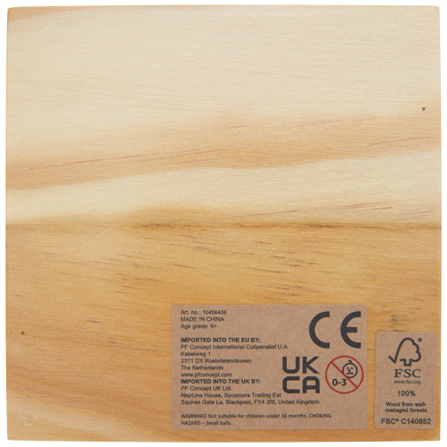 Strobus drewniana gra kółko i krzyżyk