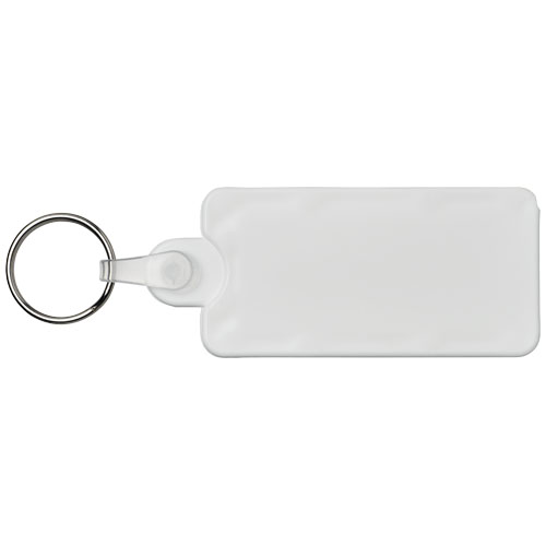 Kym brelok do kluczy z materiałów z recyklingu w kształcie narzędzia do pomiaru bieżnika opon