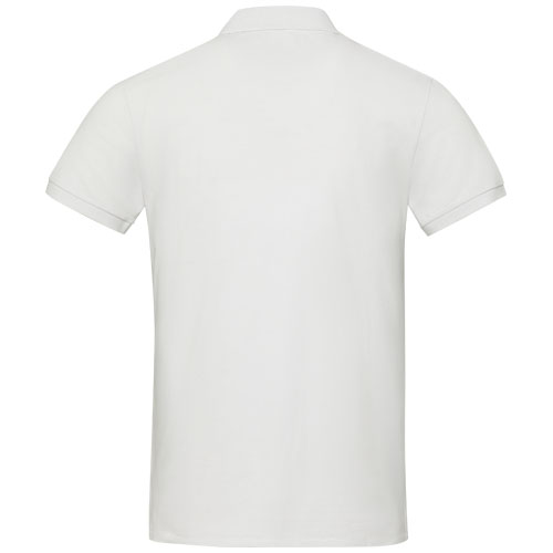 Emerald koszulka polo unisex z recyklingu z krótkim rękawem