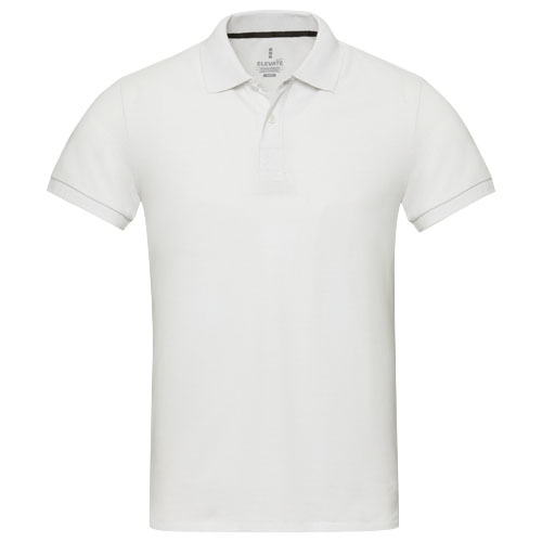 Emerald koszulka polo unisex z recyklingu z krótkim rękawem