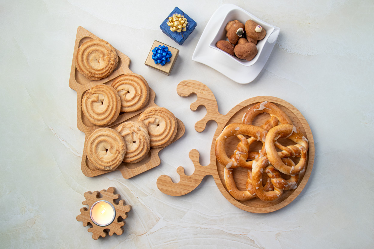 Świąteczny talerz na przekąski Valipala