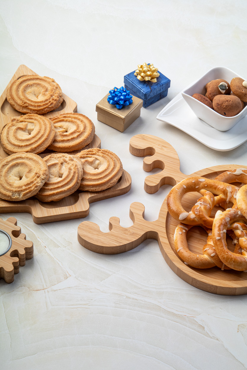 Świąteczny talerz na przekąski Kongle