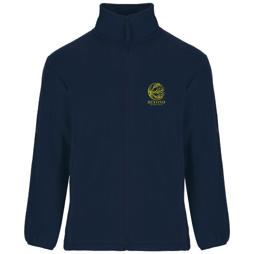 Artic męska kurtka polarowa z zamkiem błyskawicznym na całej długości